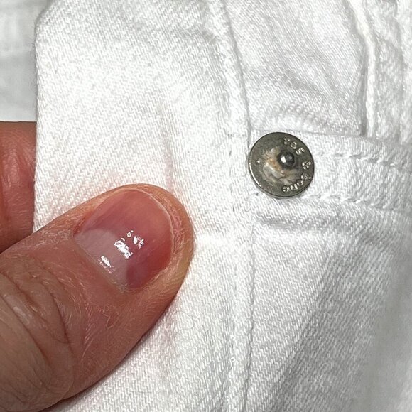 NWT Rag & Bone The Dre Boyfriend Skinny Jeans in Aged Bright White SZ 30 - Picture 10 of 10